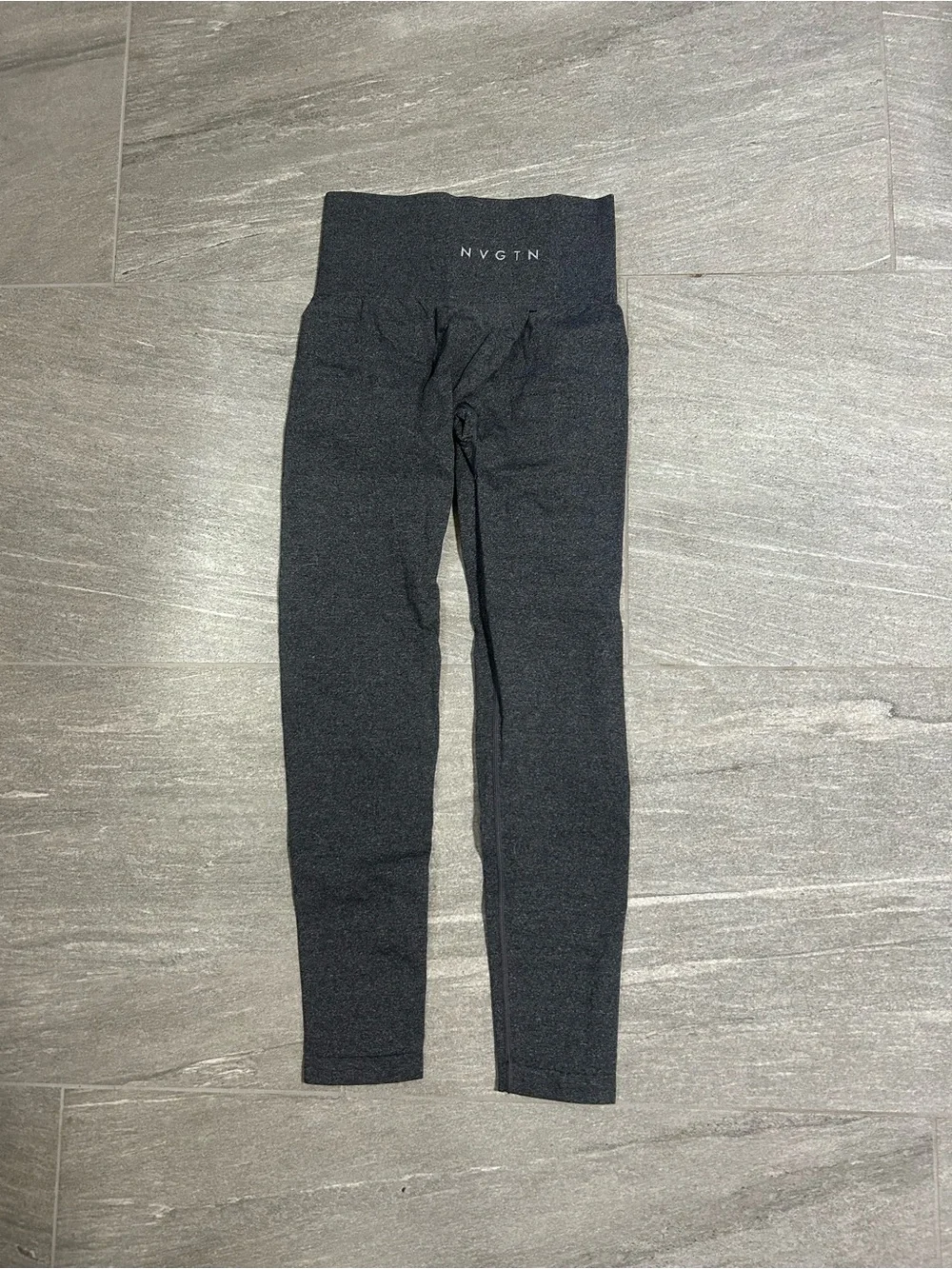NVGTN Kids High-Rise Charcoal Gray Leggings